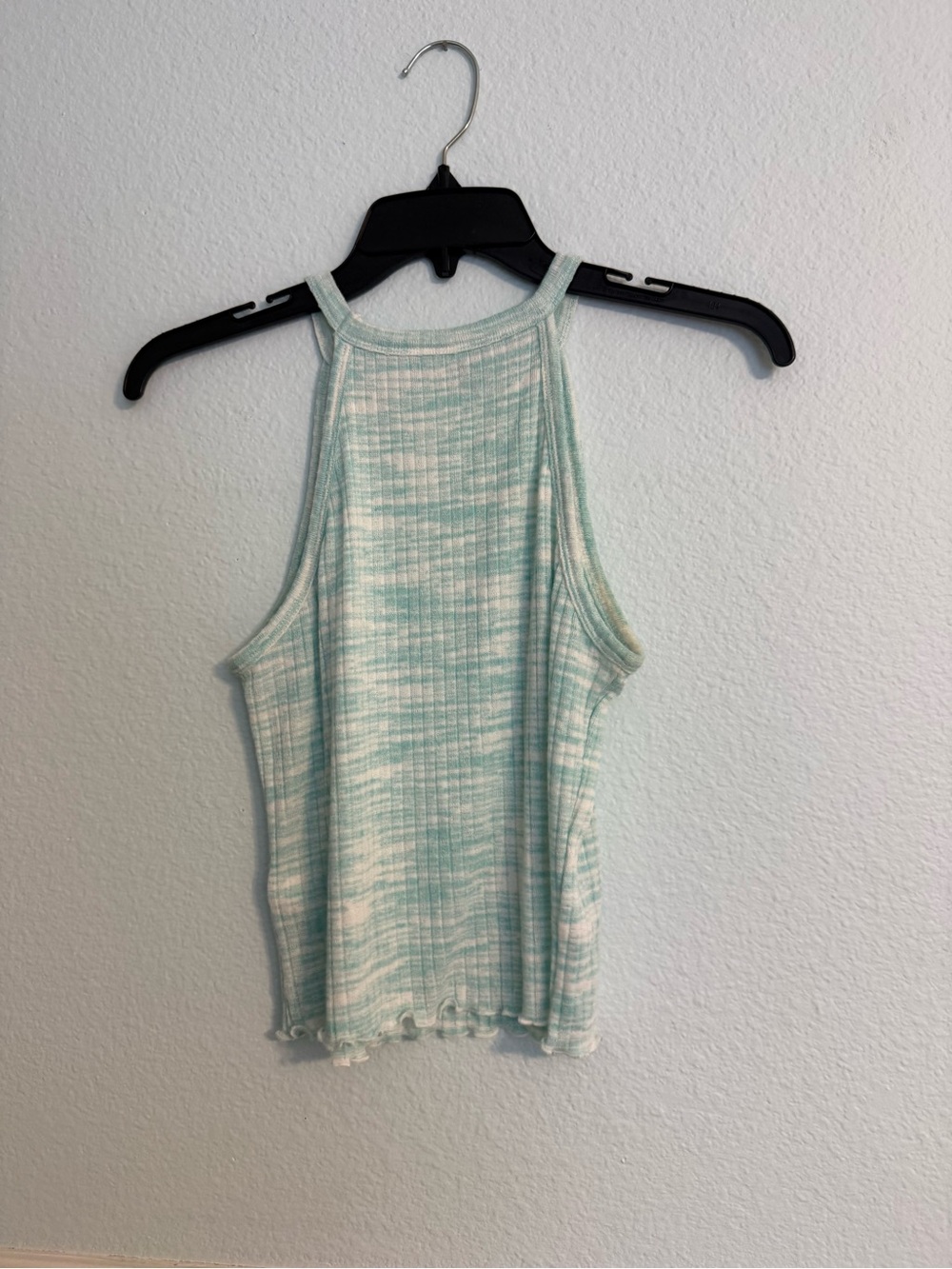 Mudd Mint Ribbed Halter-Style Tank Top - Picture 2 of 3